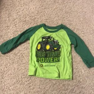John Deere long sleeved t baseball tee